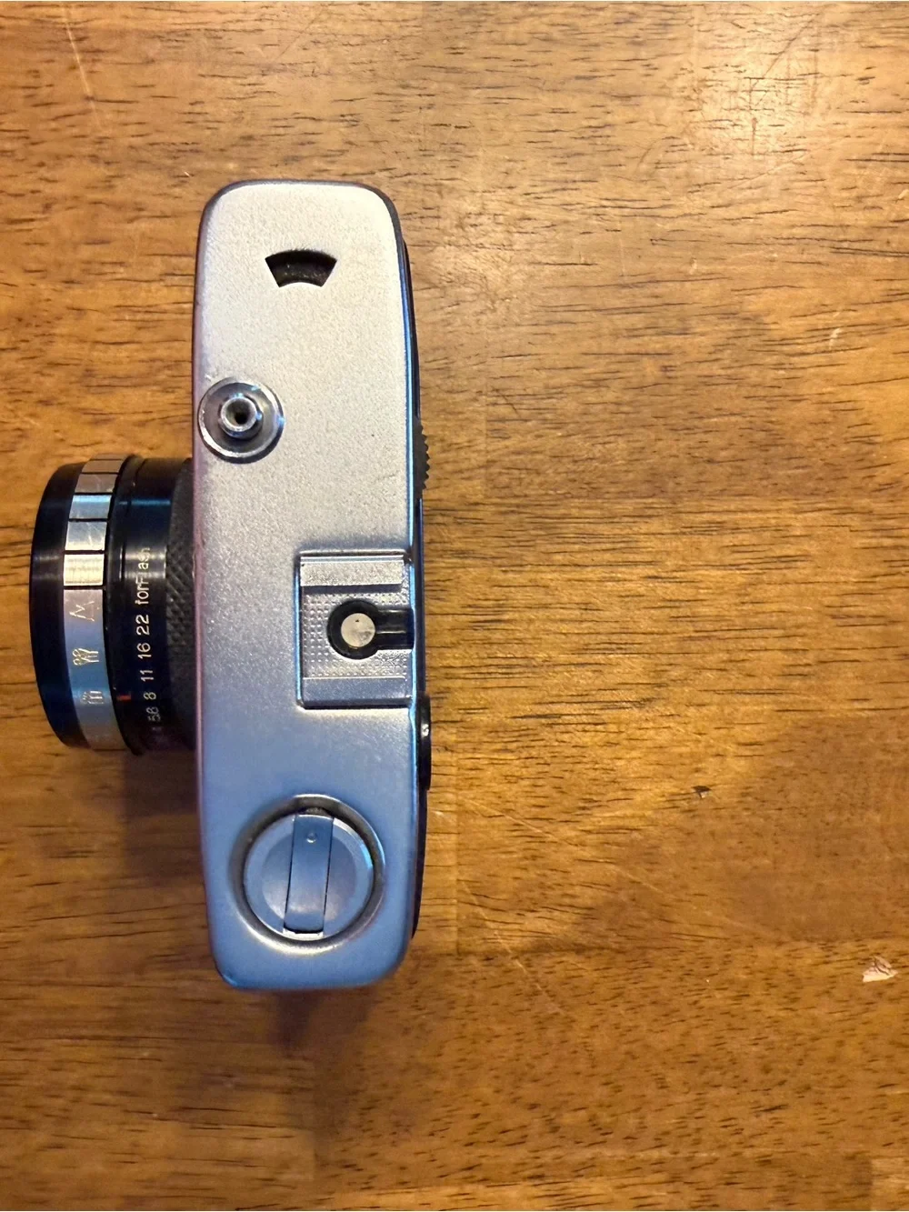 Vintage Anastigmat 40mm 135E Film Camera - Black & Silver
